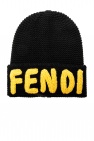 Fendi Knitted hat auch with logo